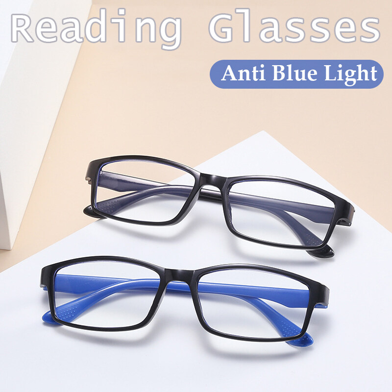 Anti Blue Light Presbyopic Glasses Reading Glasses Farsightedness Glasses Two-color Unisex +1.0 +1.5 +2.0 +2.5 +3.0 +3.5 +4.0