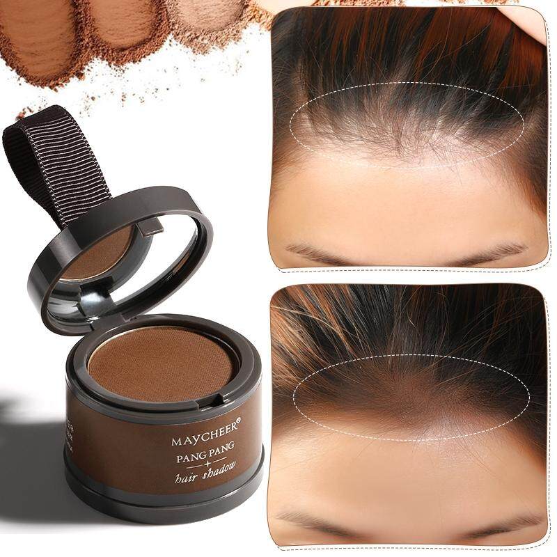 MAYCHEER 4 Color Hair Fluffy Powder Instantly Black Root Cover Up Natural Hair Line Shadow Powder Hair Concealer