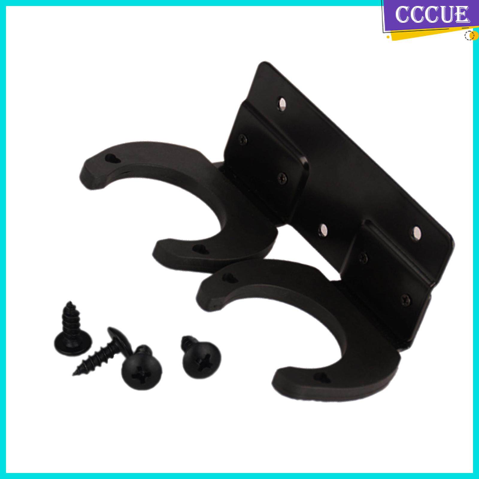 CCCUE Wall Mounted Wireless Microphone Hook Holder Mic Stands Rack Clamp for KTV