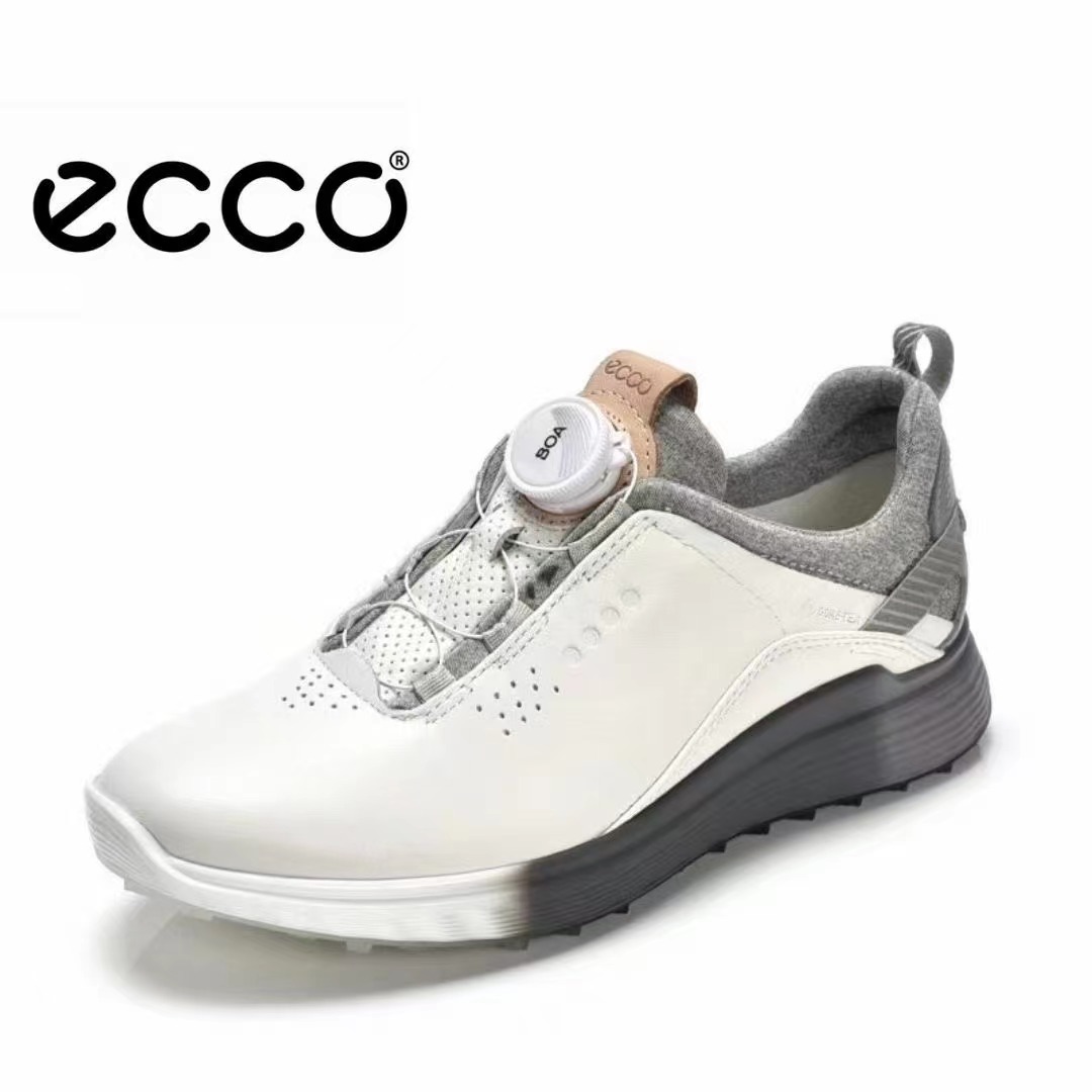 Women Golf Shoes Genuine Leather Golf Training Sneakers Outdoor Golf Tournament Shoes Waterproof Spikeless ECC00