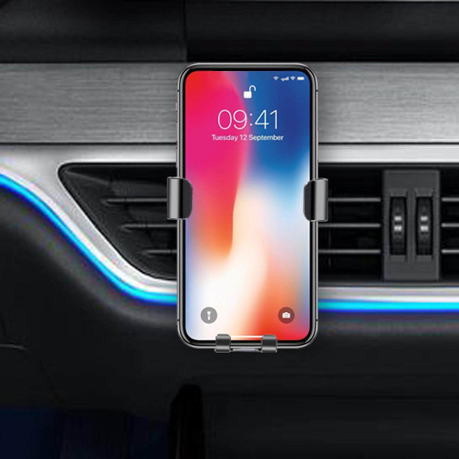 milageto Car Vent Phone Holder Gravity Linkage Design Multiple Viewing Angle Stable